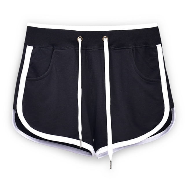 Yuyuzo Plus Size Shorts for Women High Waisted Drawstring Workout Shorts Running Athletic Gym Shorts