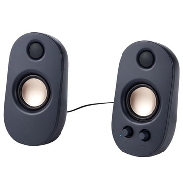 onn. Wired PC Stereo Speakers with 3.5 mm AUX Connector
