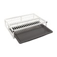 thumbnail image 2 of jinwen Bac à Litière pour Chien à Carreaux Lavable Garde les Pattes et Support de Tapis Pipi Surélevé Blanc, 2 of 9