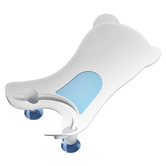 Lipstore Baby Bathtub Seat,Shower Accessories,Lightweight,Sturdy,Nonslip,Comfortable Bathing Seat Bath Support for Infant,Baby,Newborn White