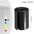 thumbnail image 2 of Unique Bargains 70mm Flat 4m Black PVC Heat Shrink Tube Wraps Battery Wrap for Big Battery Pack, 2 of 5