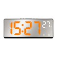 thumbnail image 1 of GROWTH TANK Numérique Réveil Batterie Alimenté Ou USB Luminosité Réglable 12H 24H Bureau Orange Lumière, 1 of 9