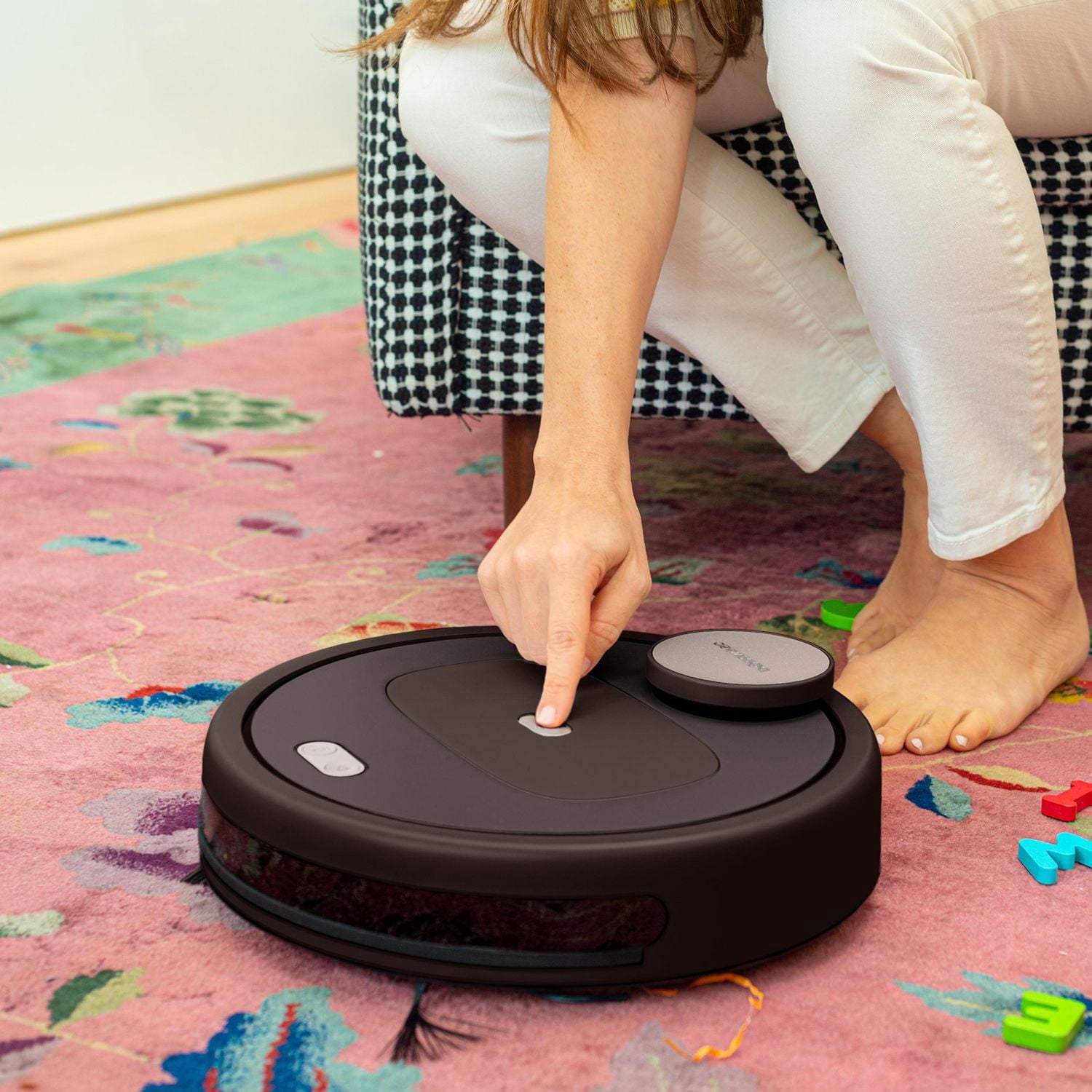 bObsweep PetHair Appetite Wi-Fi Connected Robotic Vacuum and Mop, with Q-SLAM Advanced Mapping Technology