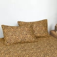 thumbnail image 3 of EnvioHome Draps de Lit 100 % Coton, Ensemble 3 Pcs - Draps en Percale de Coton Frais et Soyeux pour Lit Simple - Marron Léopard, 3 of 8