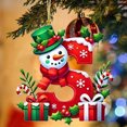thumbnail image 4 of Bdday 26 Letters Christmas Tree Decoration Pendant Christmas Tree Ornaments Personalized DIY Christmas Ornaments Christmas Decoration Xmas Tree Hanging Decor Feature, 4 of 4