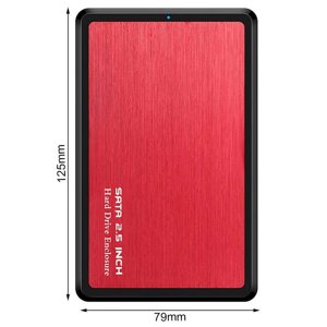 MesaSe 2.5 Inch Hard Drive Enclosure SATA to USB 3.0 HDD Case High Speed 5Gbps SSD Disk HDD Box Support UASP for Window