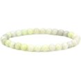thumbnail image 1 of Bracelet Extensible Unisexe en Perles Rondes de 6 mm en Jaspe Ivoire Naturel, 1 of 4