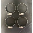 thumbnail image 1 of Helix Racing Hose Clamp 114-6416 1/2 Inch To 1-1/2 Inch Clamping Range; Worm Gear Style; Stainless Steel; Pack Of 4, 1 of 1