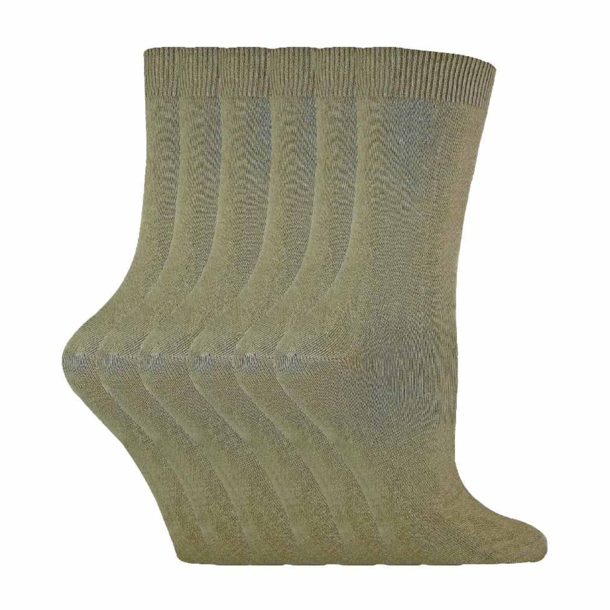 Sock Snob - 6 Paires de Chaussettes Cheville pour Femmes, Couleur Unie, Riche en Coton
