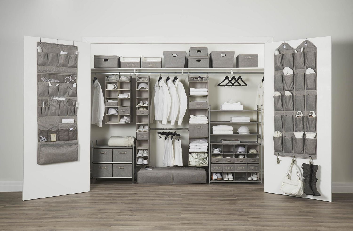 Neatfreak 10 Tablettes Range-tout Pour Placard, Gris, 1 Pièce