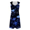 thumbnail image 5 of TJAZFJPA Robe Violette Dames Élégante Jupe Midi à Bretelles Dames Robe Décontractée Imprimée Jupe de Plage 2 Mini Robe Noire Robe Cocktail pour Femmes, 5 of 5