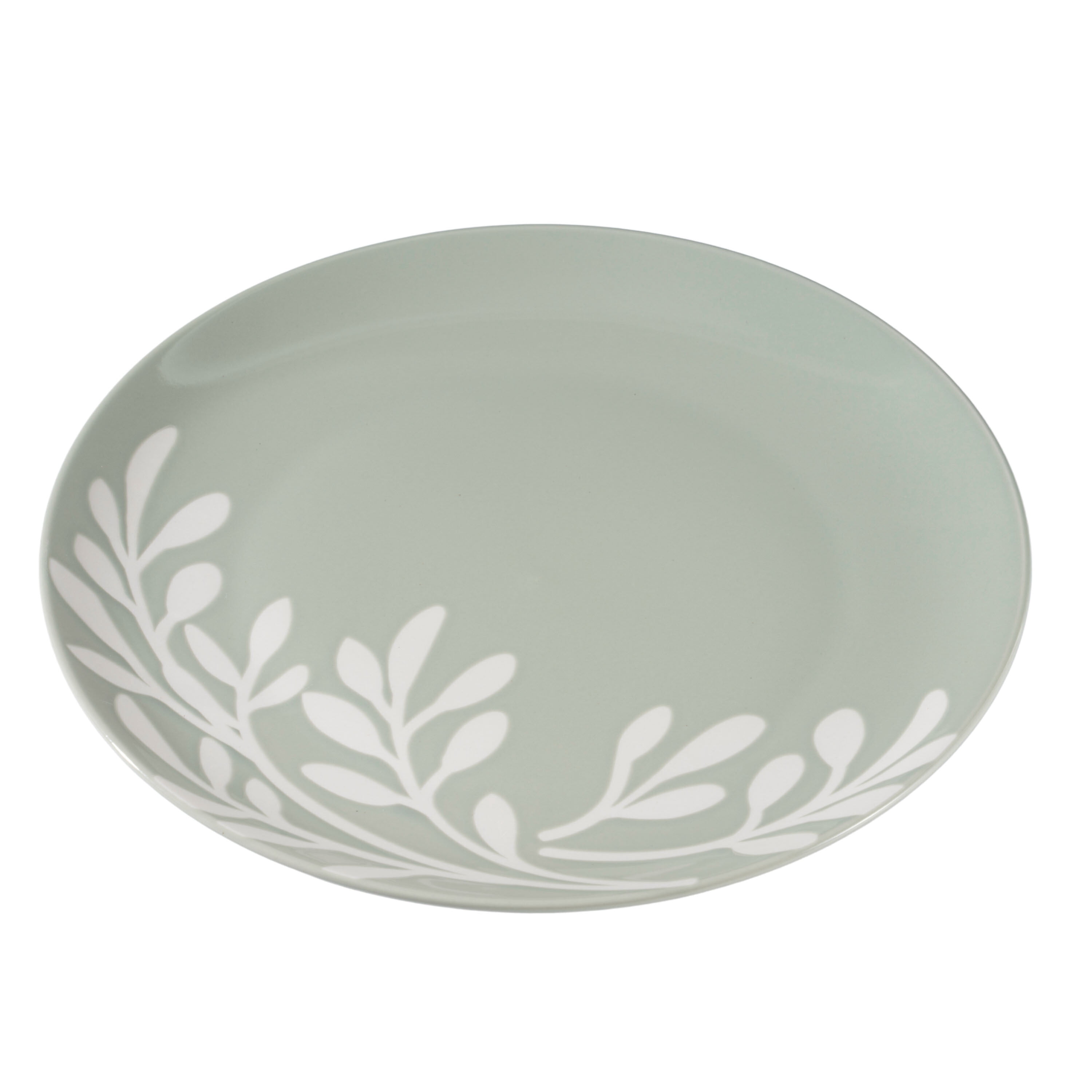 Assiette de dîner Mainstays Emelie Green de 10,5 pouces