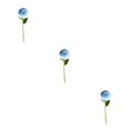 thumbnail image 2 of Baohd 1/2/3/5 10pack/lot Realistic Appearance Artificial Flower For Party Decor And Home Decor Light Blue 3PCS, 2 of 6