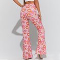 thumbnail image 2 of Birdeem Pantalons Longs Décontractés pour Femmes Taille Haute Été Imprimé, 2 of 8
