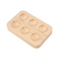 thumbnail image 1 of DOLITY Porte-Oeufs Desserts Gardien d'Oeufs Sushi Plateau de Rangement d'Oeufs Polyvalent Empilable pour 6 Compartiments, 1 of 9