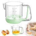thumbnail image 1 of Egg Beaters, Egg Beater, Egg Beaters Hand Crank, Multi-Function Egg Beater Cup Hand-Pressed Egg Liquid Strainer Cup Graduated Measuring Cup Kitchen Egg Beater Mixing Cup, 1 of 9