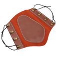 thumbnail image 2 of PU Leather Arm Guard, Cowhide Material Brass  Decorative Buckle Arm Guard Protection Retro Beautiful Strong Force  For Competitive Bow Brown, 2 of 8