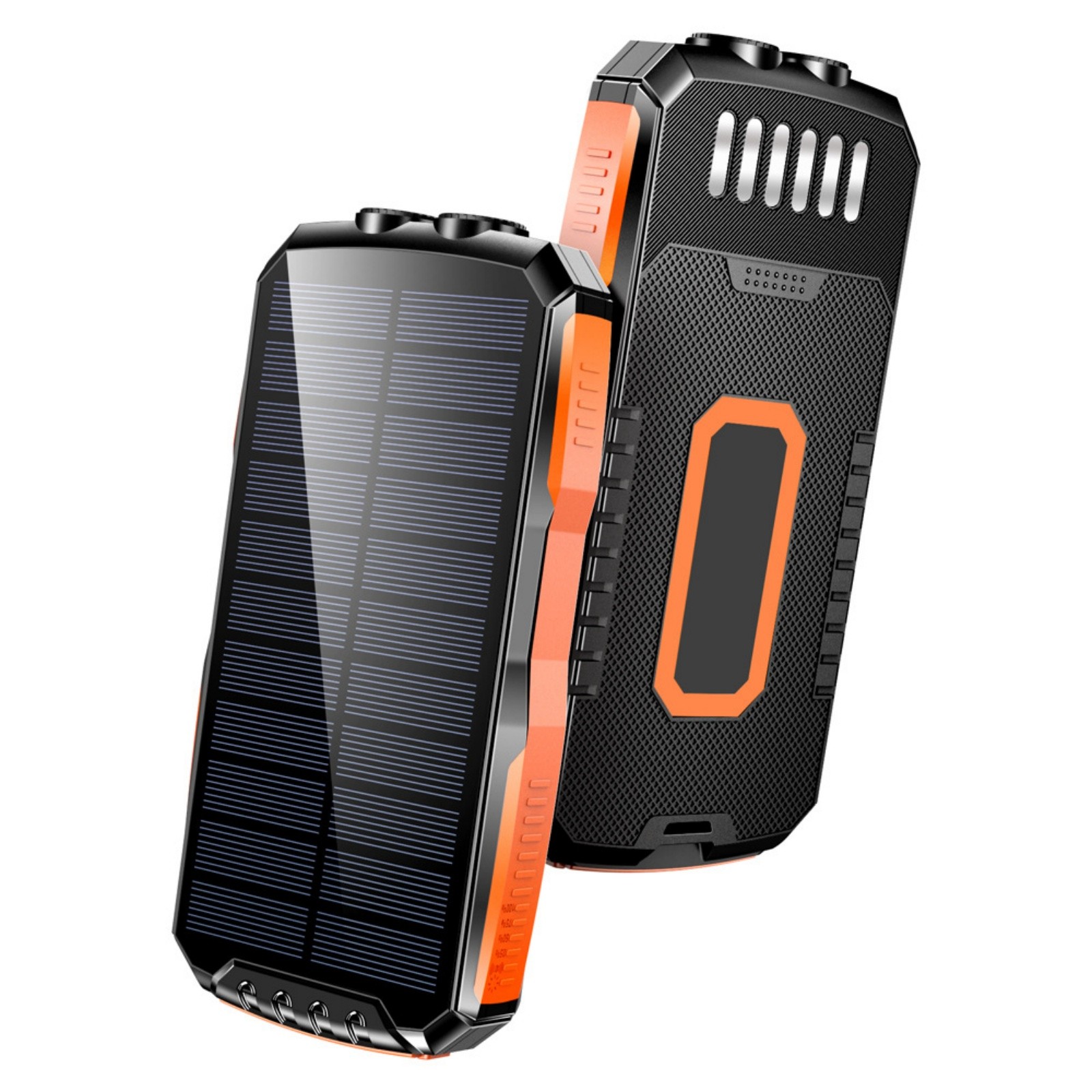 25000mAh Solar Power Bank with Fast Charging Portable Charger High Capacity External Battery Pack for Phones Tablets and More Universal Compatibility Polymer Lithium Battery