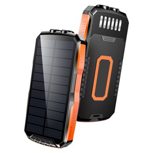 25000mAh Solar Power Bank with Fast Charging Portable Charger High Capacity External Battery Pack for Phones Tablets and More Universal Compatibility Polymer Lithium Battery