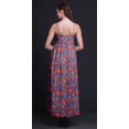 thumbnail image 3 of Bimba Robe Longue Maxi Bohème à Bretelles Sans Manches Imprimée Florale pour Femme - Moyen, 3 of 6