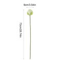 thumbnail image 3 of Linnome Artificial Lotus Flower Spring Summer Decor Realistic One Stem Fake Lotus for Living Room Pond Decoration Z3-Green, 3 of 6