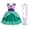 Dress with Accessories, variant on Mermaid Costume for Girls Princess Dress Up