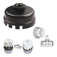 thumbnail image 1 of 64MM Oil Filter Cap Wrench Cup Socket Remover Tool for Toyota for Lexus 14 Flutes, 1 of 4