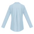 thumbnail image 3 of Women‘s Business Loose Fit Plus Size Button Down Blouses Long Sleeve Tops Green XXL, 3 of 5
