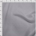 thumbnail image 3 of oneOone Cotton Silk Fabric Chevron & Triangle Geometric Printed Craft Fabric BTY 42 Inch Wide, 3 of 4
