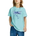 thumbnail image 2 of Économies d'Été! SROBPTY T-Shirts à Manches Courtes pour Tout-Petits, T-Shirt Imprimé pour Garçons Tout-Petits Mode Col Rond Imprimé Manches Courtes Bleu, 7 Ans, 2 of 4