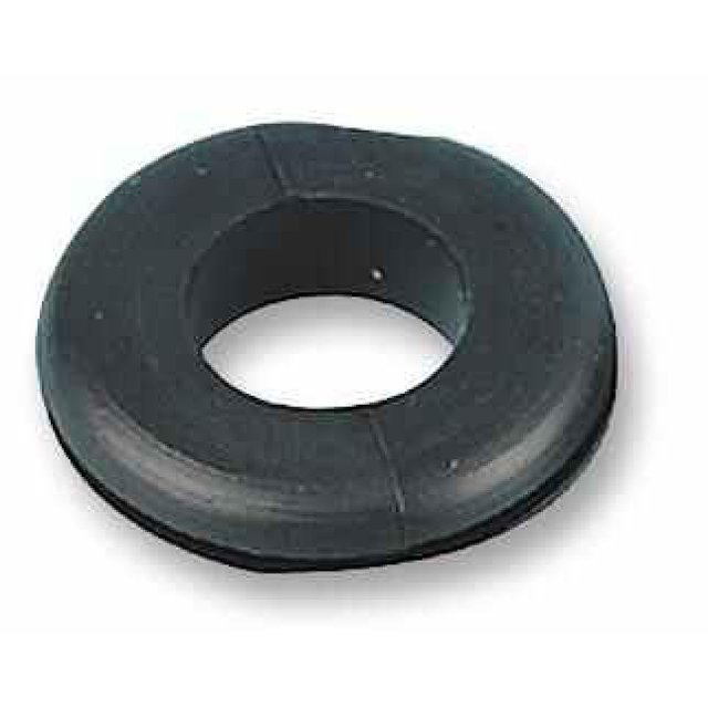 PRO POWER Passe-Câbles Ronds en PVC Noir 6.40mm Dia. Lot de 100