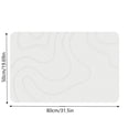 thumbnail image 2 of Diatomaceous Earth Stone Bath Mat Super Absorbent Quick Drying Shower Mat Water Absorbing Rug for Bathroom Floor Easy to Clean Natural Material, 2 of 6