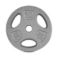 thumbnail image 1 of CAP Barbell Standard 1-inch Weight Lifting Grip Plate, 10 lb, Single, Grey, 1 of 5