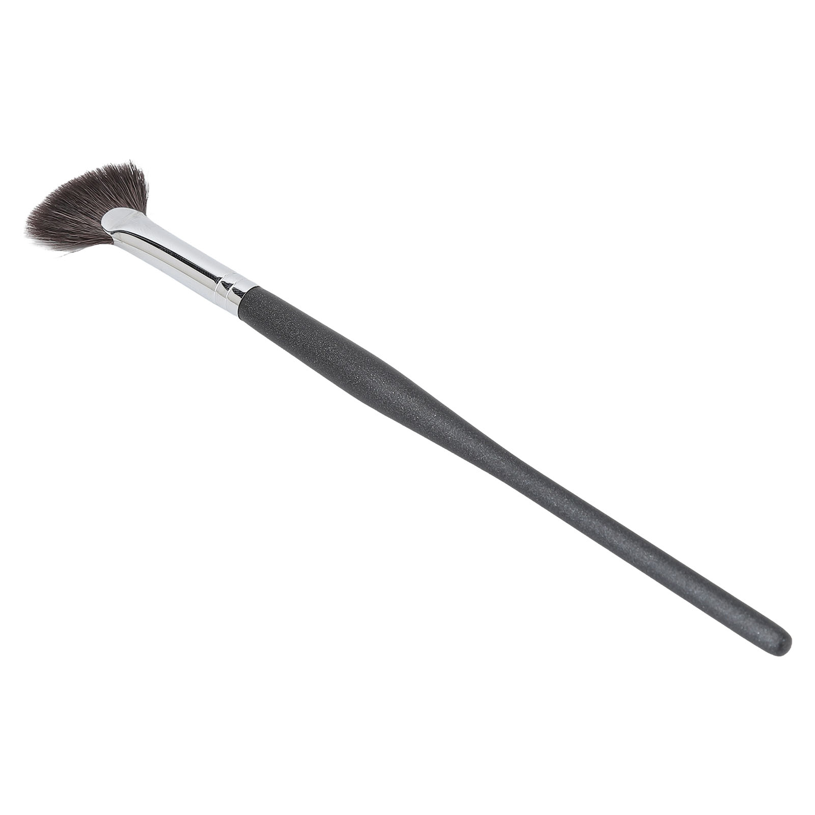 Fan Shaped Makeup Brush, Soft Bristles Portable Fan Highlighter Brush Delicate For Highlighter For Loose Powder
