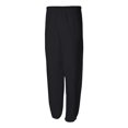 thumbnail image 2 of Jerzees Mens NuBlend Elastic Bottom Sweatpants, 2X, Black, 2 of 2
