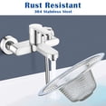 thumbnail image 3 of Strainers Filtering Mesh 2pcs Hair Catcher Shower Drain Strainer Hair Stopper For Kitchen Bathroom Drain Cover, 3 of 5