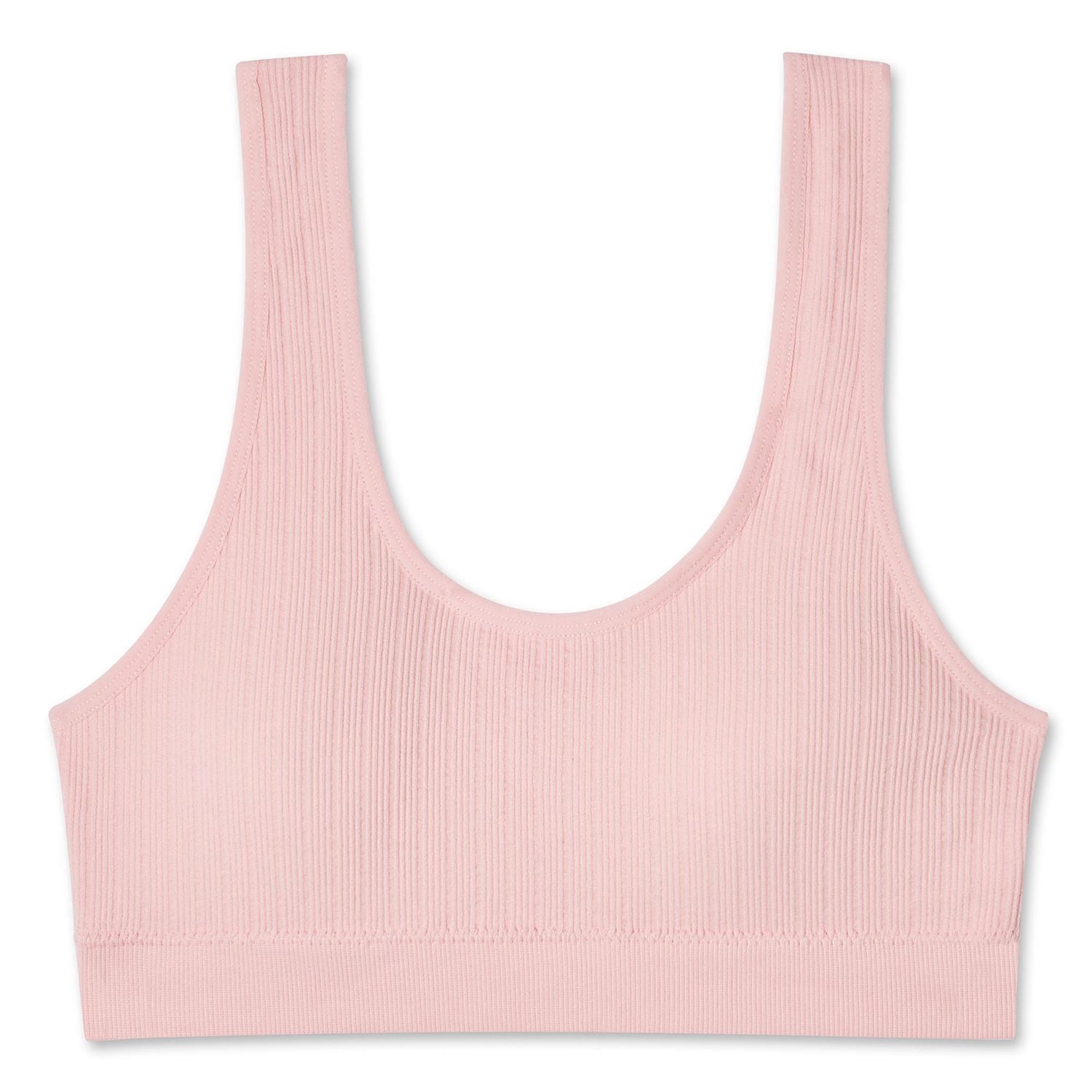 No Boundaries Women's Seamless Double Scoop Bra