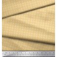 thumbnail image 2 of Soimoi Poly Georgette Fabric Geometric Small Fabric Prints by Yard 42 Inch Wide, 2 of 3