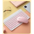 thumbnail image 1 of KIHOUT 10 Inch Wireless Keyboard Set Candy Color Keyboard and Mouse for Laptop Pc, 1 of 4