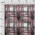 thumbnail image 1 of oneOone Cotton Silk Fabric Swirl & Check Ikat Decor Fabric Printed BTY 42 Inch Wide, 1 of 4