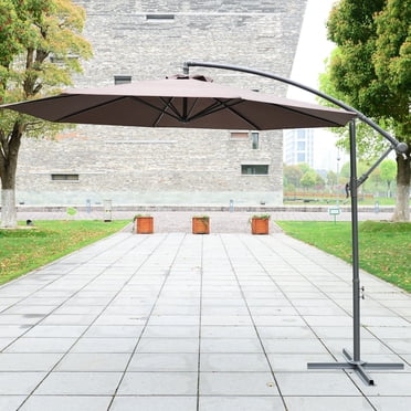 Outsunny 10’ Diameter Deluxe Patio Umbrella
