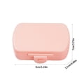 thumbnail image 3 of MTBLYS Vitamin Organizer 6 Compartment Pill Box Humidity Proof Plastic Portable Mini Case Travel Pill Container, 3 of 6