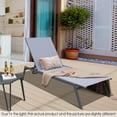 thumbnail image 1 of Costway Chaise Longue de Patio Fauteuil Inclinable Dossier Réglable à 6 Positions Jardin au Bord de la Piscine, 1 of 8