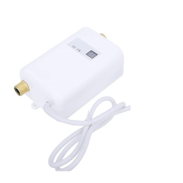 Chauffe-eau Instantané Mini 3800W Sans Réservoir Chauffe-Eau Électrique Instantané Chauffage d'Eau Instantané Douche