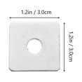 thumbnail image 4 of FRCOLOR plaster washers 10pcs Square Flat Washers Plaster Washers Heavy Duty Plate Fastener Washers,0.98"X0.98"X0.08", 4 of 5