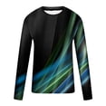thumbnail image 4 of Meichang T-Shirt à Manches Longues pour Homme Graphique, T-Shirts Graphiques pour Homme Décontractés à Imprimé 3D d'Illusion d'Optique, T-Shirts Mode à Col Rond Confortables à Manches Longues pour Homme, 4 of 5
