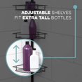 thumbnail image 3 of Zenna Home Tension Pole Shower Caddy, Bronze, 3 of 7