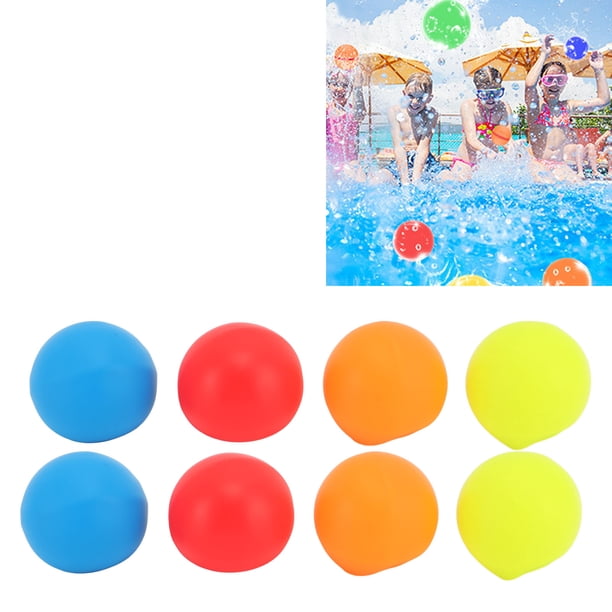 Summer Toys for Kids, Reusable Water Balloons, Water Bombs for Outdoor Activities, Soft Silicone Water Splash Ball, No Pick UP after Water Fight Summer Toys for Kids, Reusable Water Balloons, Water Bombs for Outdoor Activities, Soft Silicone Water Splash Ball, No Pick UP after Water Fight