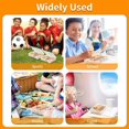 thumbnail image 4 of Estbridge Snack Boxes for Kids-10 Compartments Snack Containers for Toddlers Clear Adjustable Divided Snack Box bento Box Accessories for School Work and Travel, 4 of 8