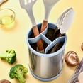 thumbnail image 1 of Chmadoxn Gadgets de Cuisine, Tube de Rangement Rotatif Multifonction en Acier Inoxydable Support de Rangement pour Ustensiles de Cuisine Baguettes Support de Rangement pour Ustensiles de Cuisine Seau de Rangement instruments de Rangement, 1 of 8